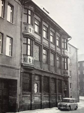 Das im Aus- und Umbau befindliche Geschäftshaus in der Annenstraße 9