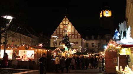 Der Weihnachtsmarkt in Plauen