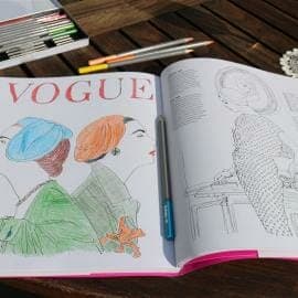 das Vogue Malbuch