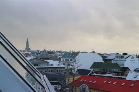 Blick über Reykjavik