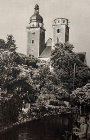 Die Johanniskirche in Plauen in den 50er Jahren