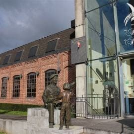 Das Spitzenmuseum in Caudry in Frankreich