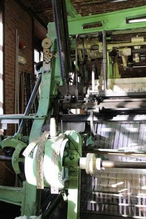 Das Spitzenmuseum in Caudry in Frankreich - Maschinen zur Herstellung der französischen Spitze