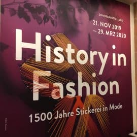 History in Fashion - Ausstellung im Grassimuseum in Leipzig über Stickerei